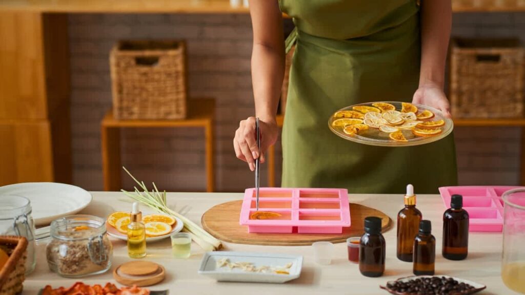 making natural soap at home