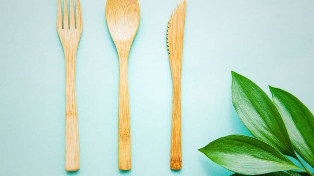 bamboo cutlery set