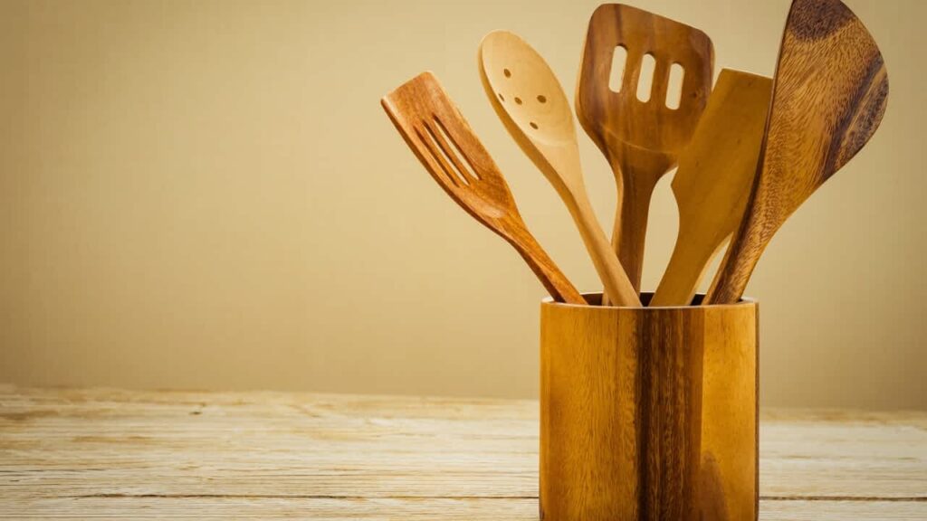 bamboo cooking utensils set