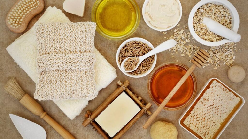 ingredients for homemade bath salts