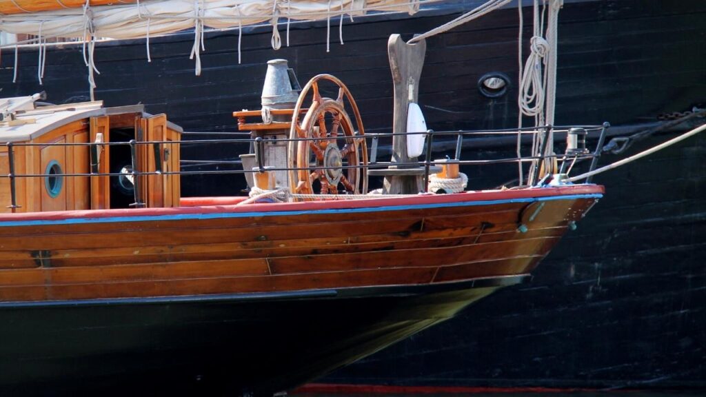 liveaboard wooden yacht