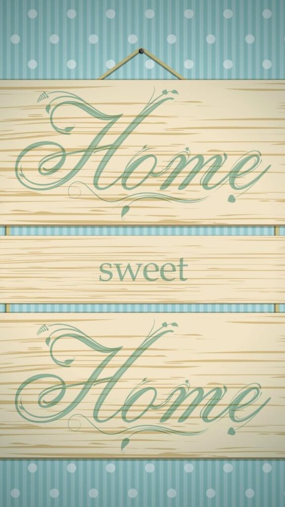 "home sweet home" text on wooden board