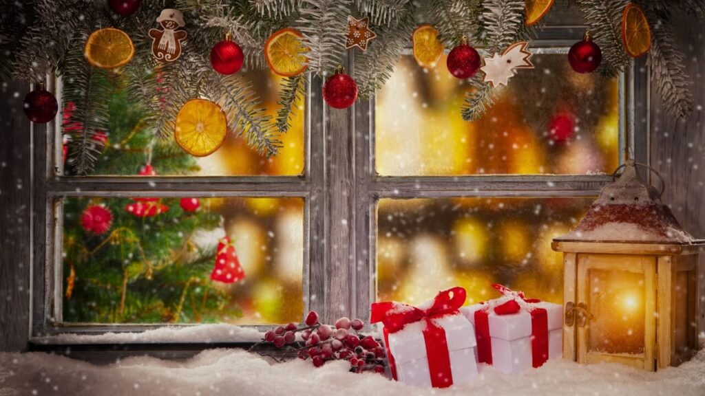 woodland christmas theme