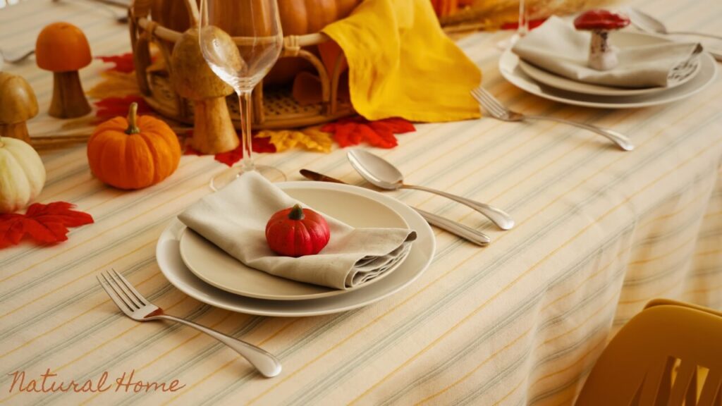 autumn table setting ideas