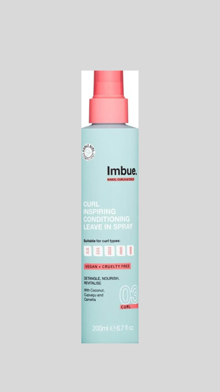 Imbue curl inspiring leave in spray