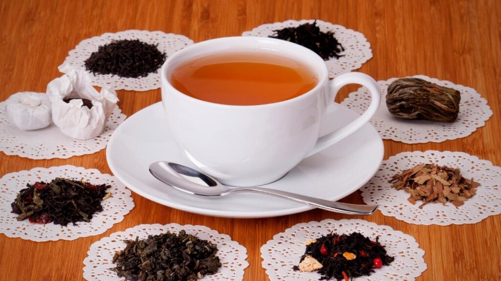 selection of teas