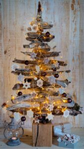 driftwood Christmas tree
